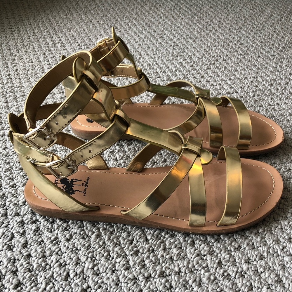 Circus by Sam Edelman Gold Gladiator Sandals